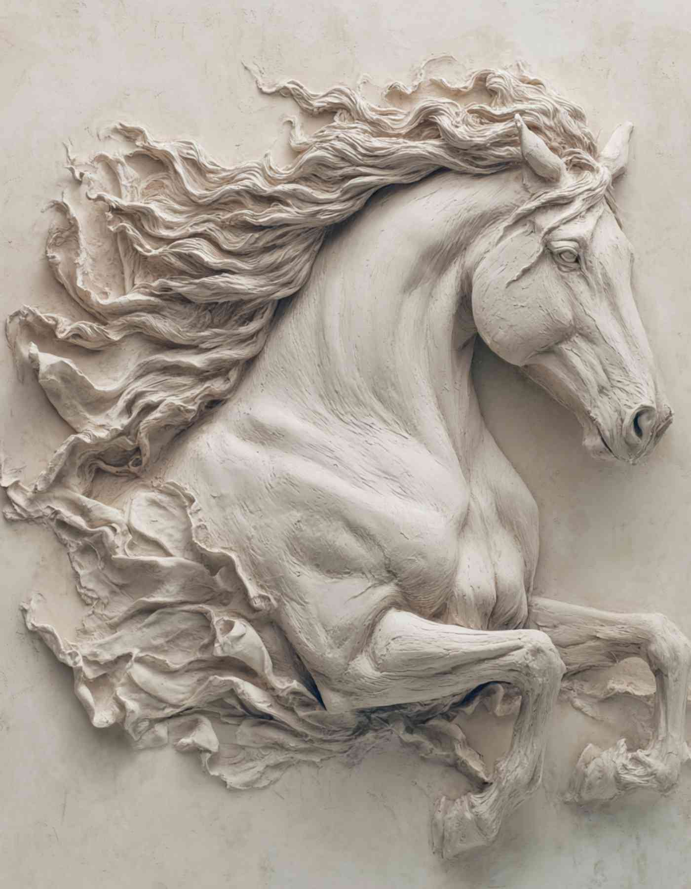Custom relief wall art