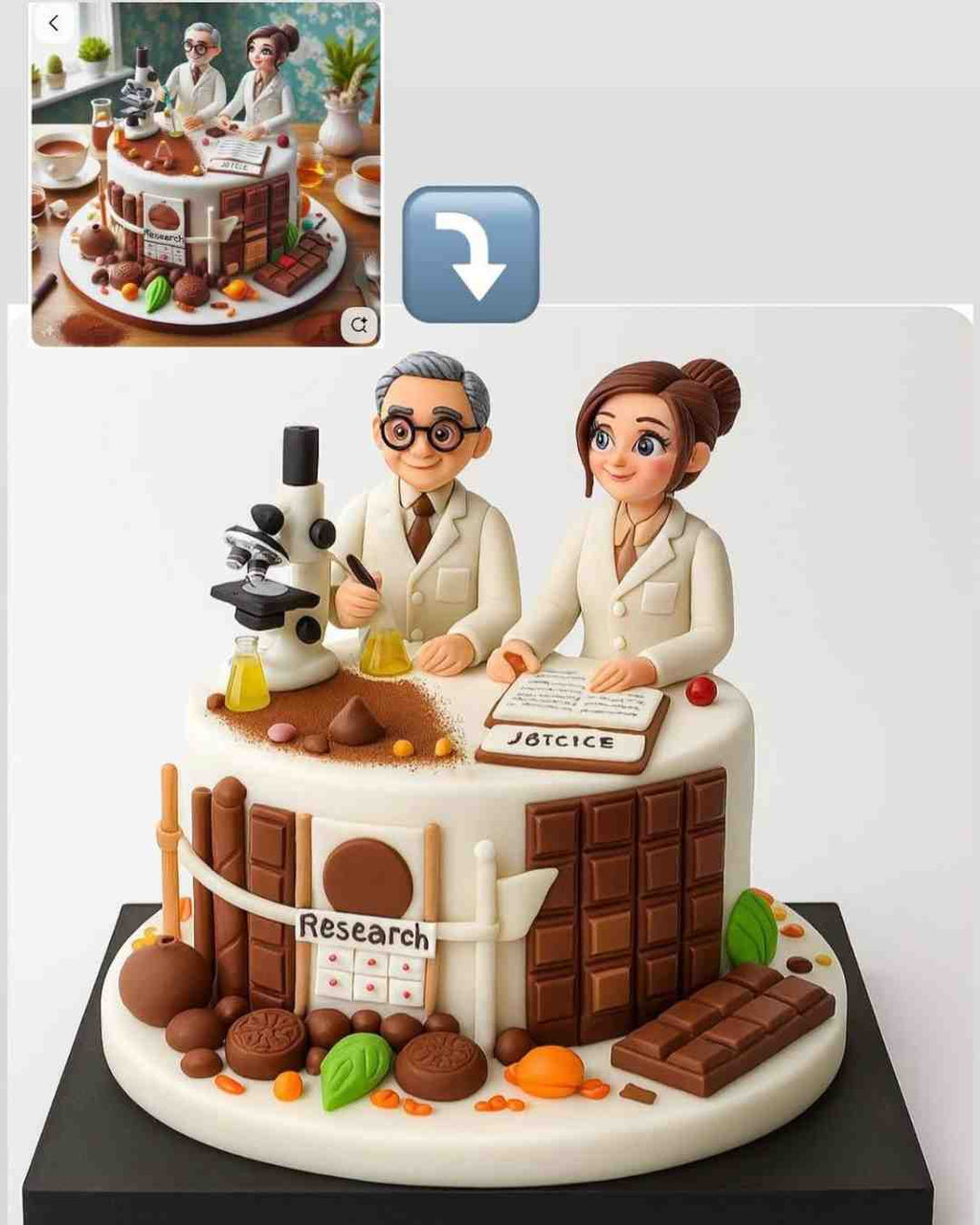 Custom cake  Diorama