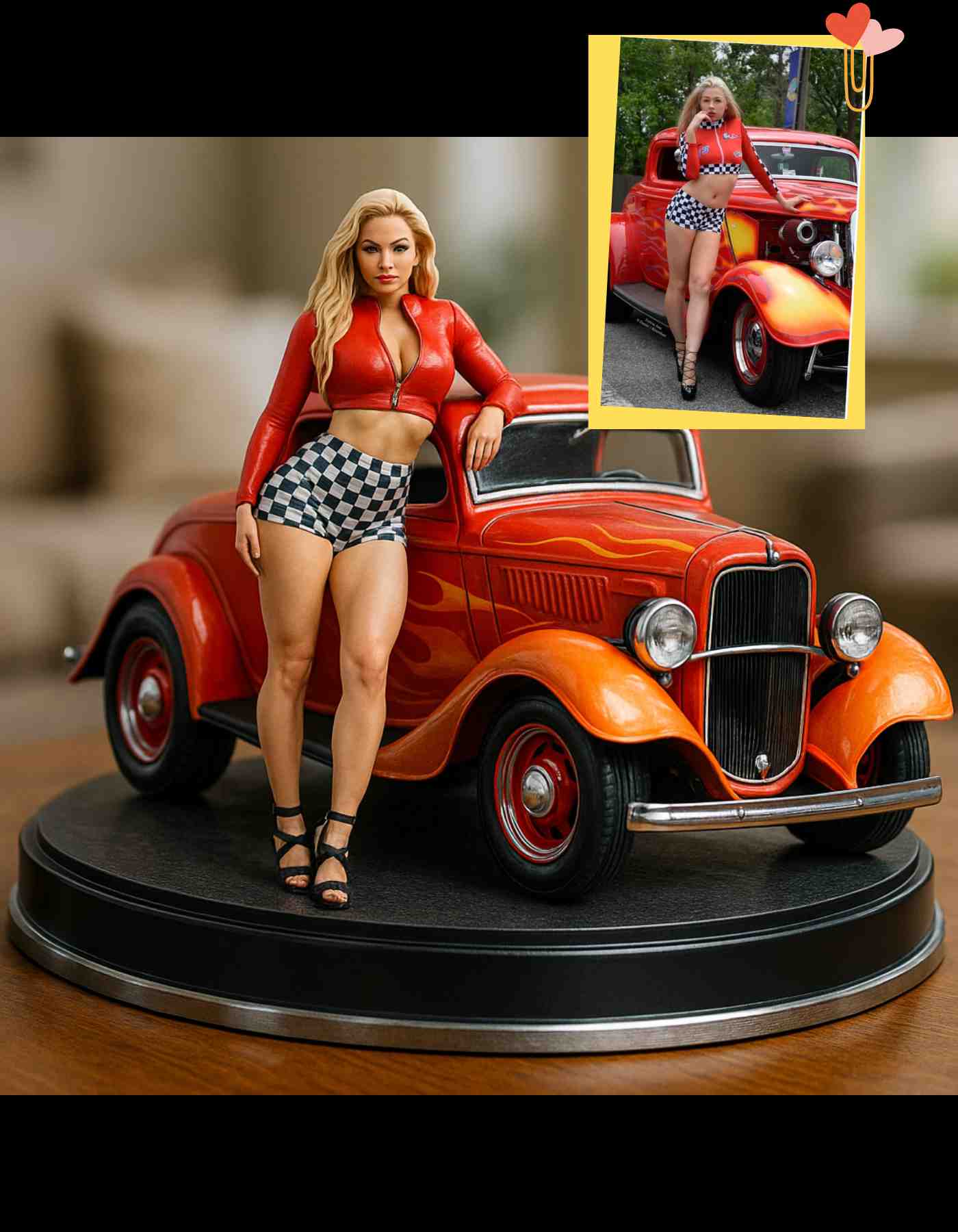 Unique gifts for car lovers- Custom made from pics