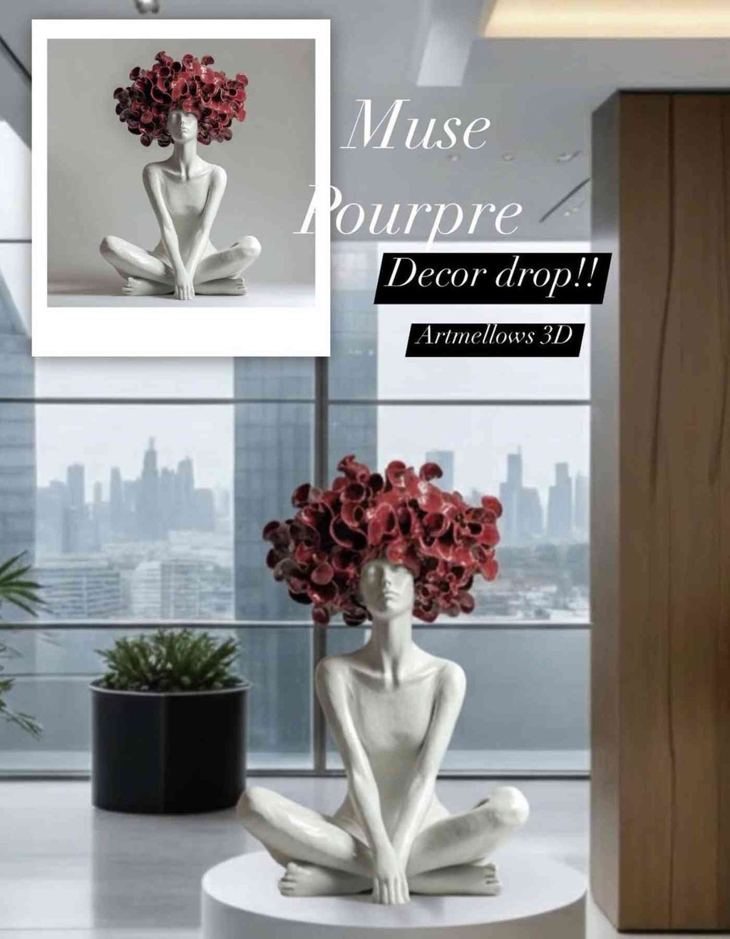 MUSE POURPRE |Custom made Luxury decor