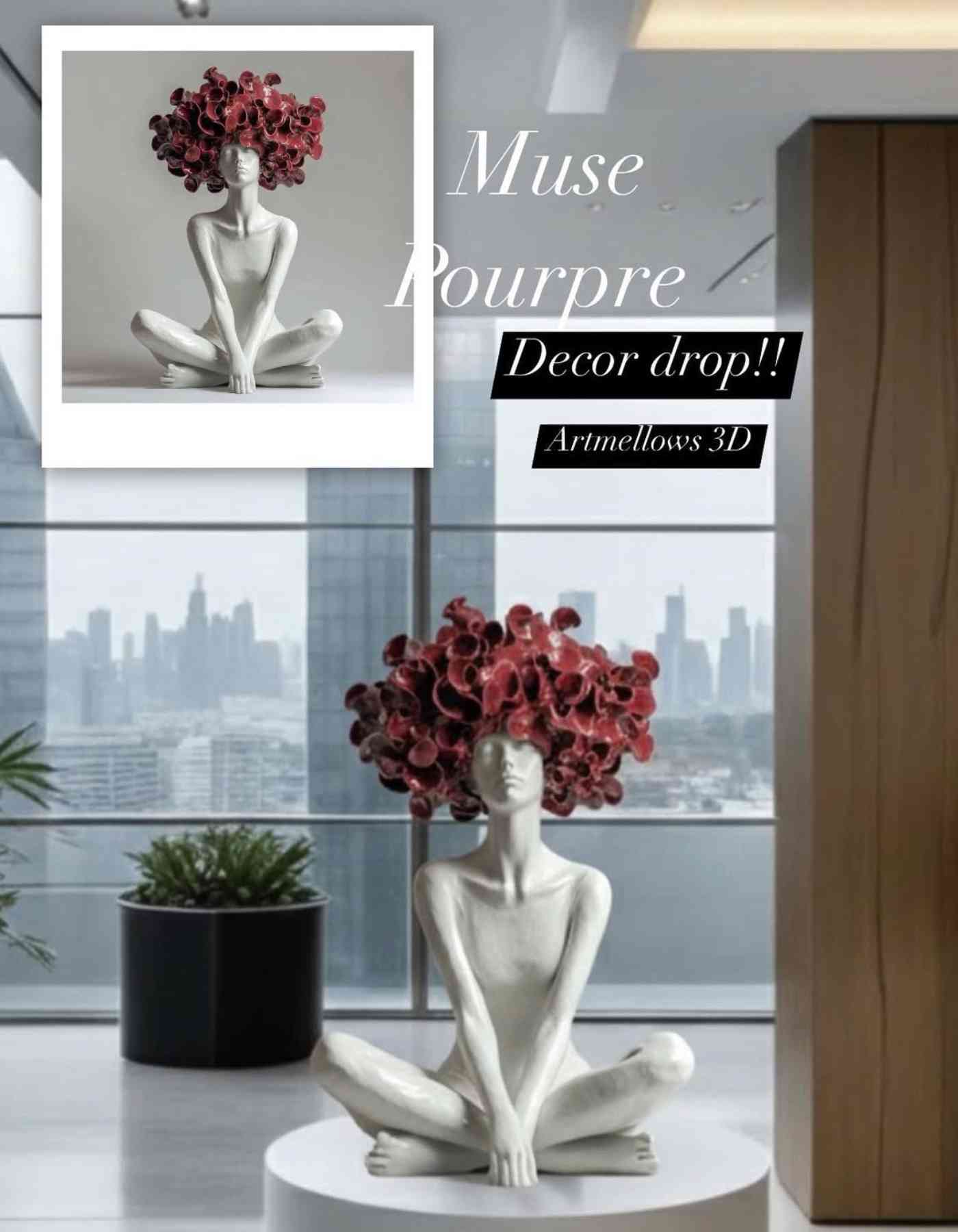 MUSE POURPRE |Custom made Luxury decor