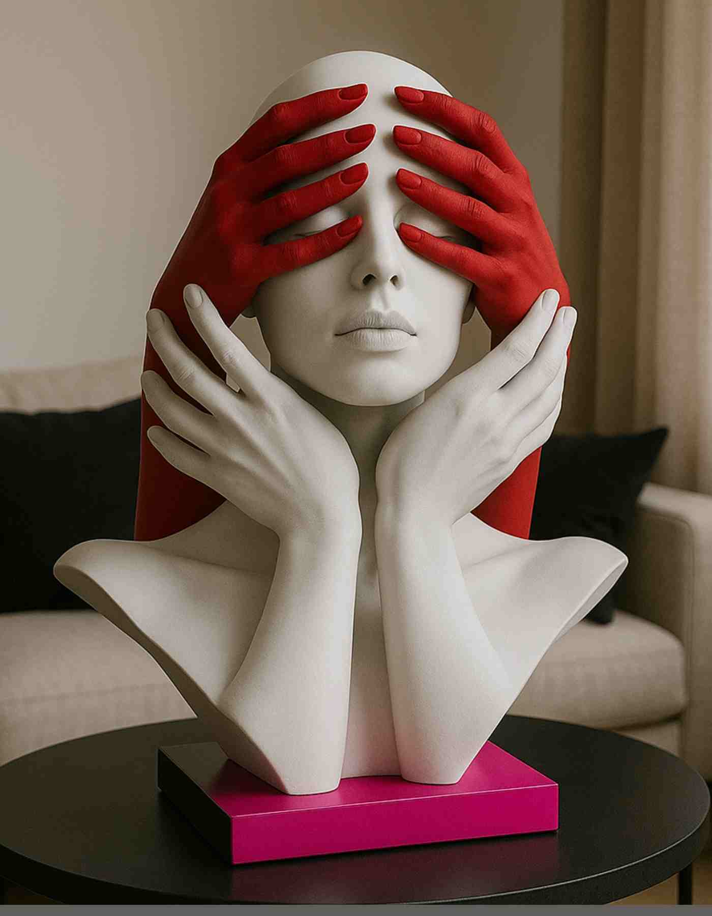 Echo Bloom | Resin Modern Decor for Shelves & Desk Top