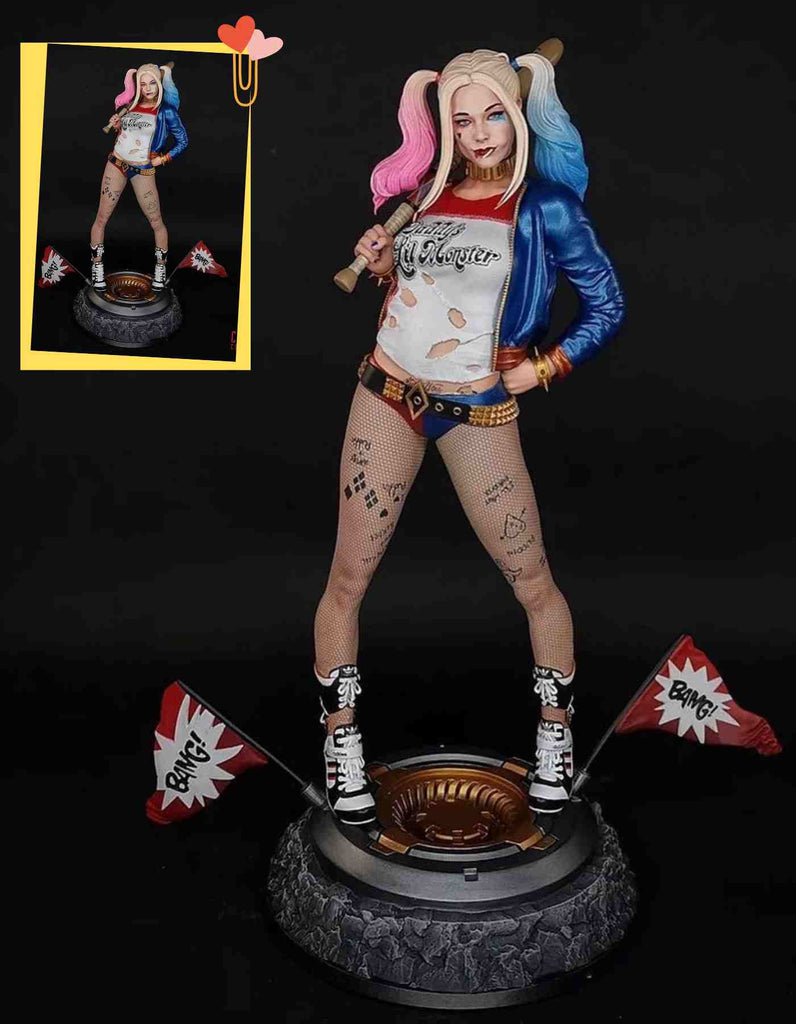 Harley Quinn statue[ Edits] : Harley Quinn Custom Made 3d Printed Table Top /Decor