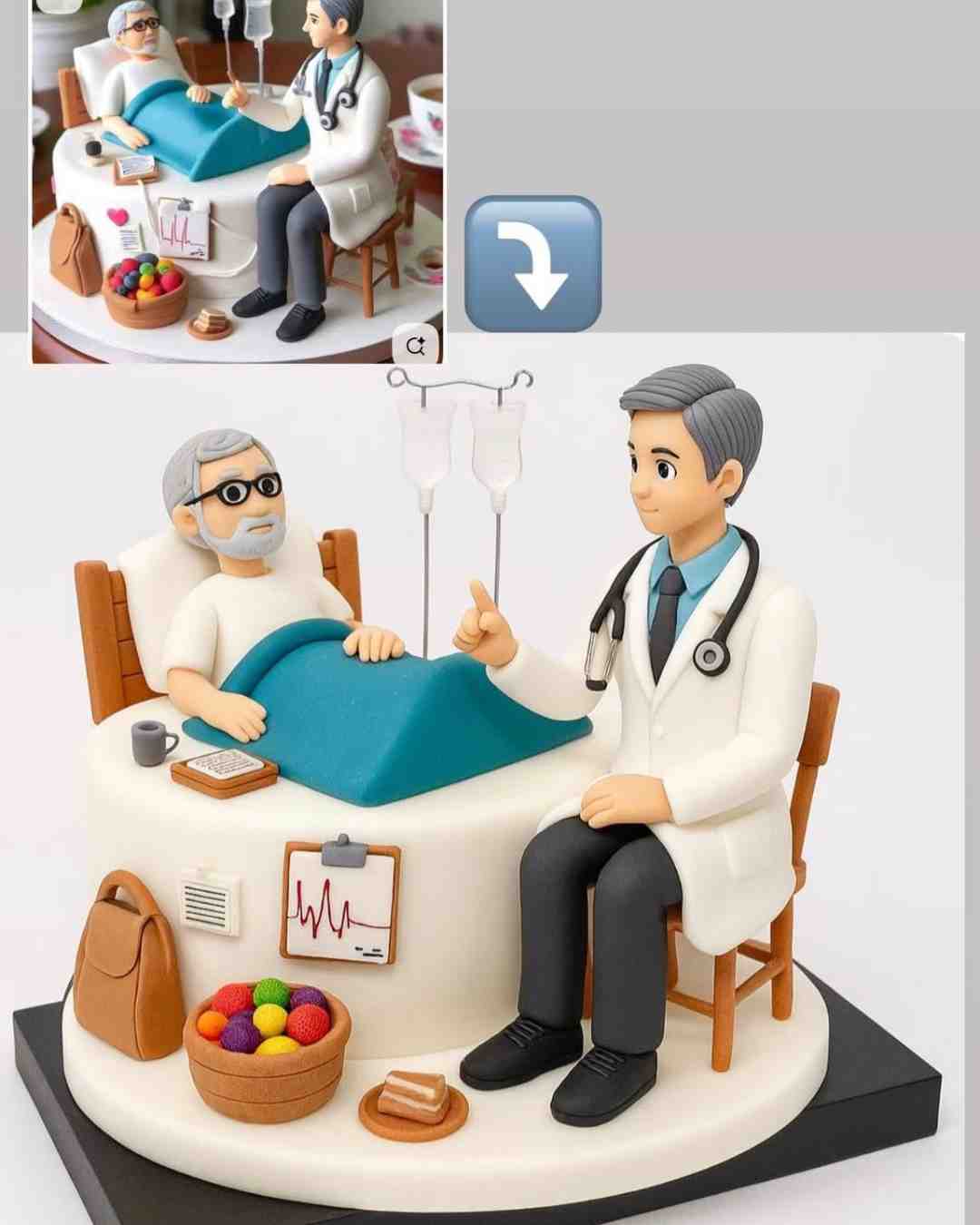 Custom cake  Diorama