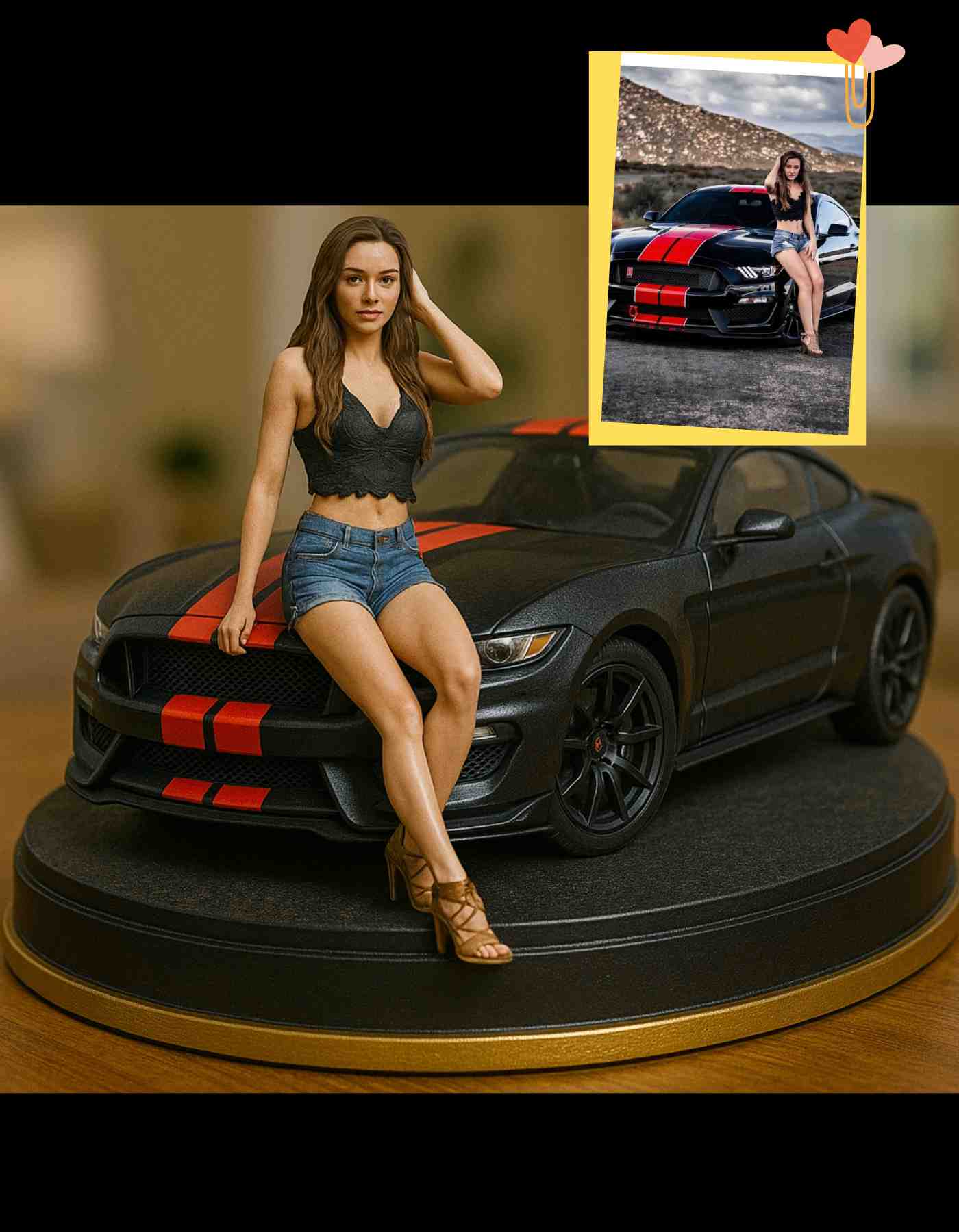 Unique gifts for car lovers- Custom made from pics