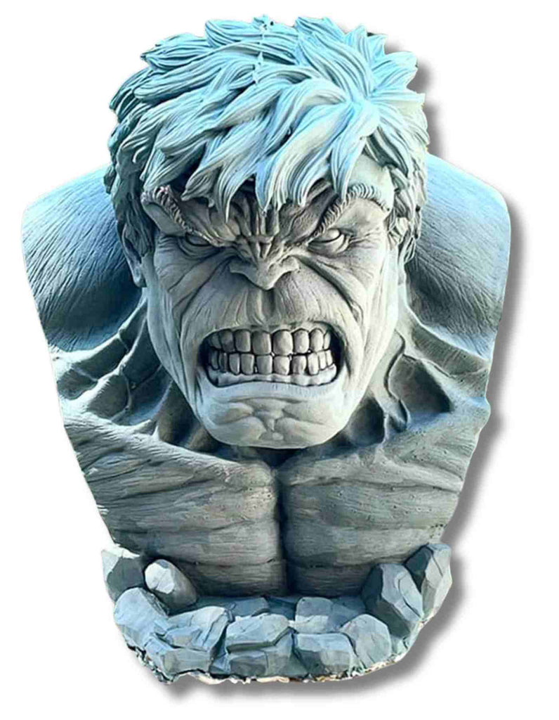 Hulk custom sculpt, 3D printed Hulk full figurine
