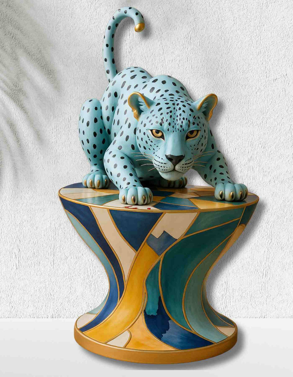Custom Leopard Statement Sculpture | Luxury Decor for Modern Interiors
