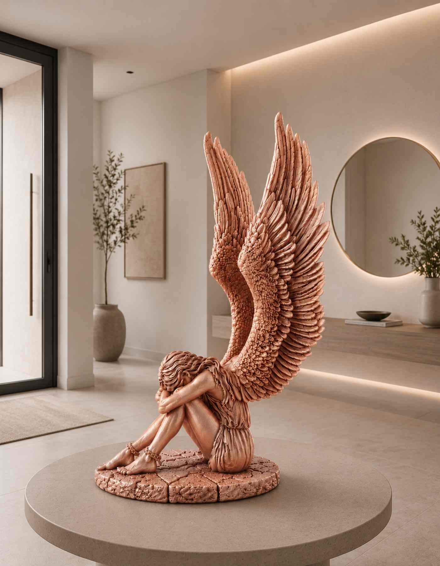 Gothic Angel wings decor sculpture