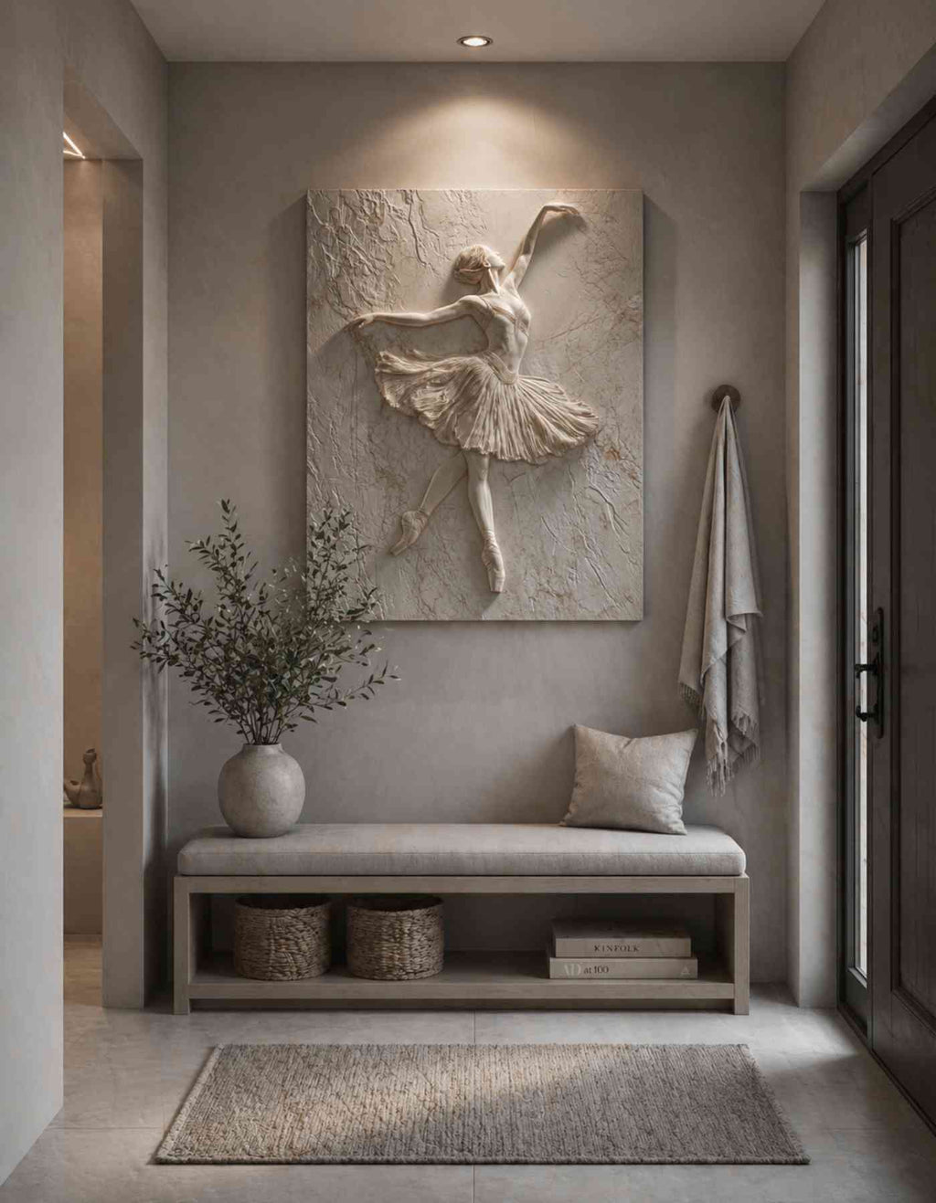 Custom relief wall art