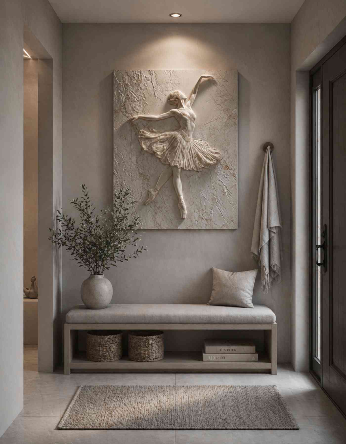 Custom relief wall art
