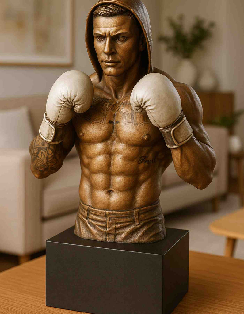 Custom made Boxing Collectables  Custom 3D Printed Boxer Sculptures