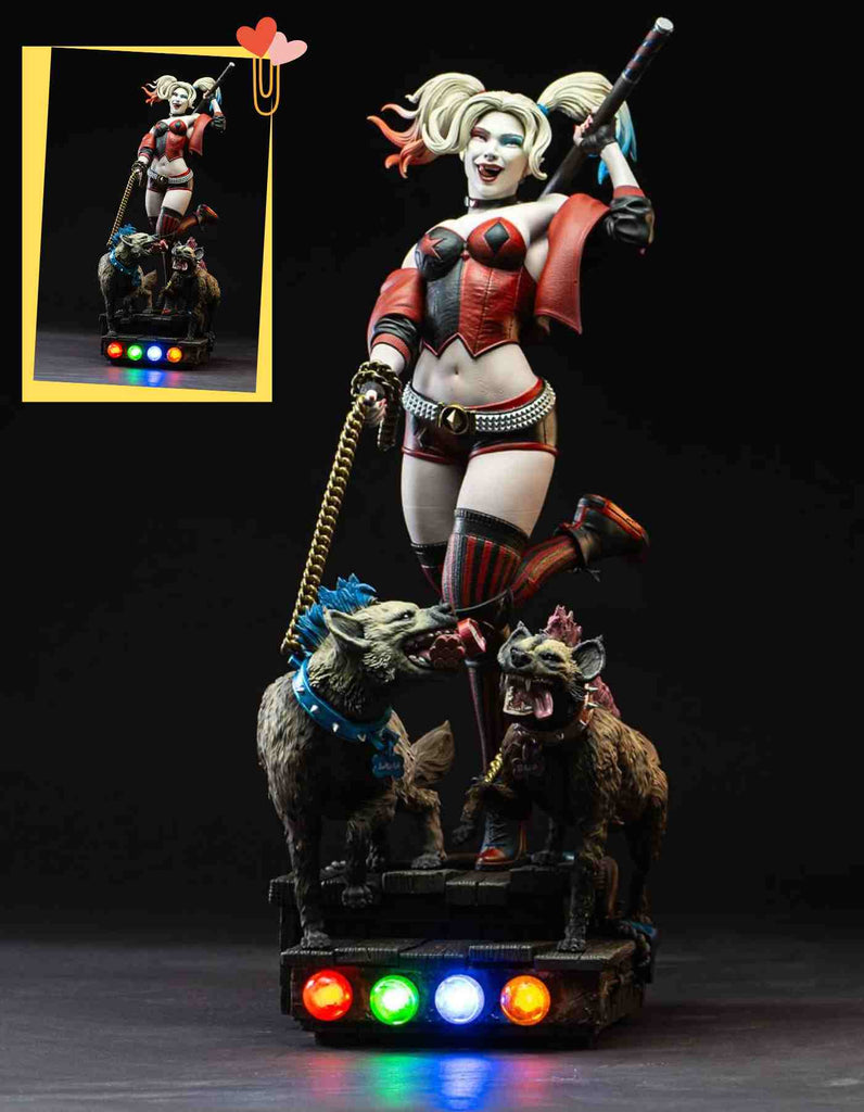 Harley Quinn statue[ Edits] : Harley Quinn Custom Made 3d Printed Table Top /Decor