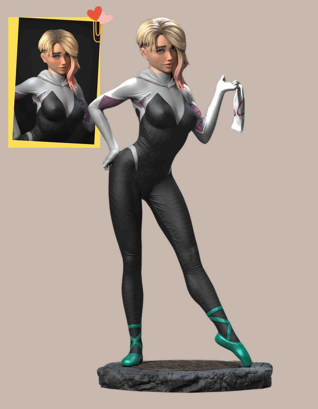 Sideshow Alternatives:  3D Sculpted & 3D printed in any pose you want ( we can make any customization)