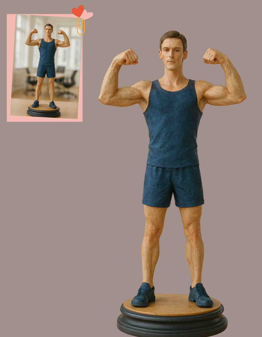 Personalized Fitness Gifts: Custom 3D Sculptures for Active Lifestyles!