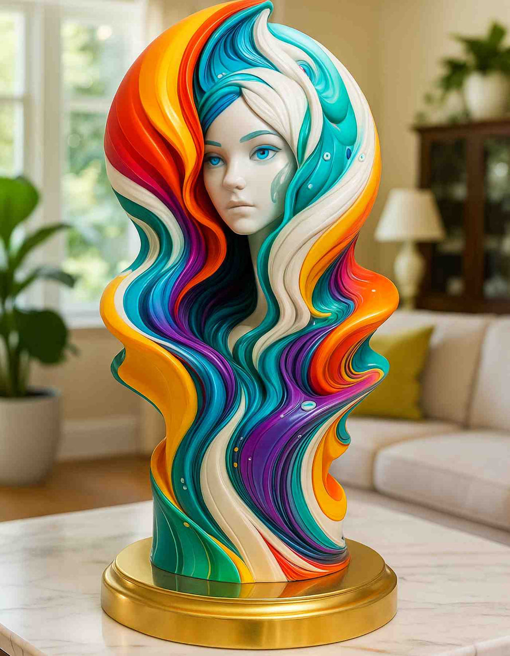 Home decor sculptures :  Custom 3D Printed Sculptures