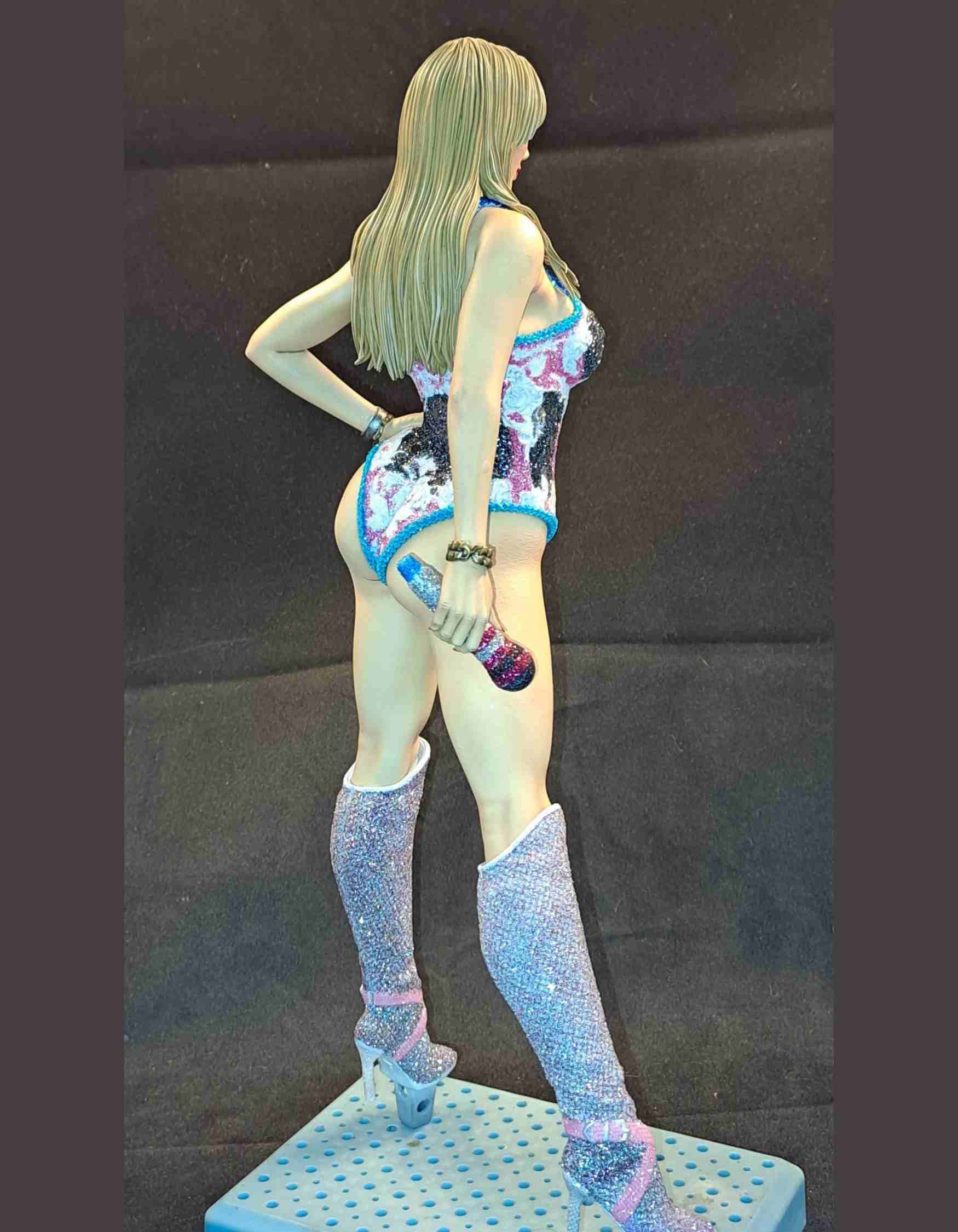 Custom Taylor Swift Custom made Figurine/ 3D Sculpted & 3D printed  & Personalized