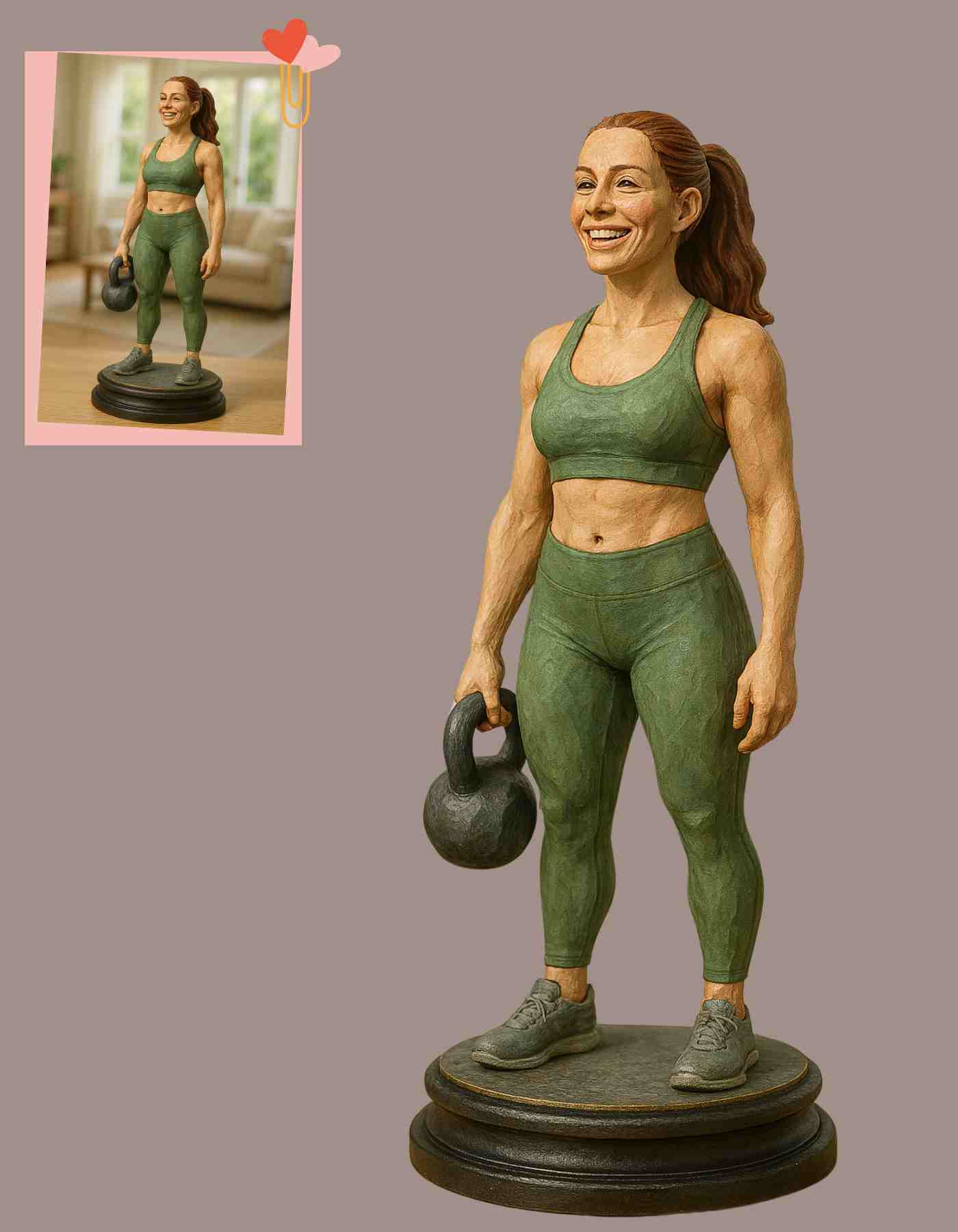 Personalized Fitness Gifts: Custom 3D Sculptures for Active Lifestyles!