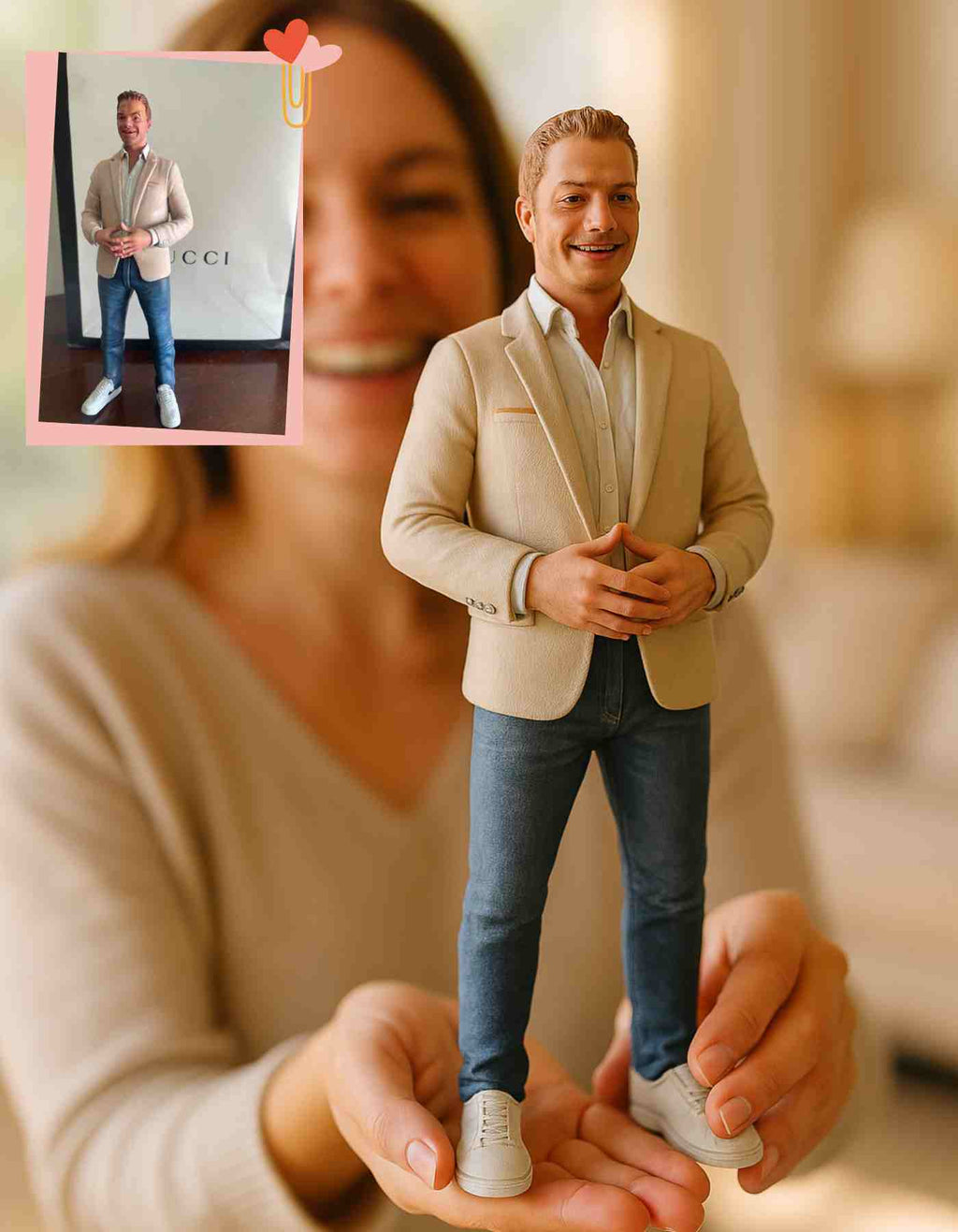 Custom gifts for dad :Personalized 3D Sculptures for dads day, birthday and every occasion