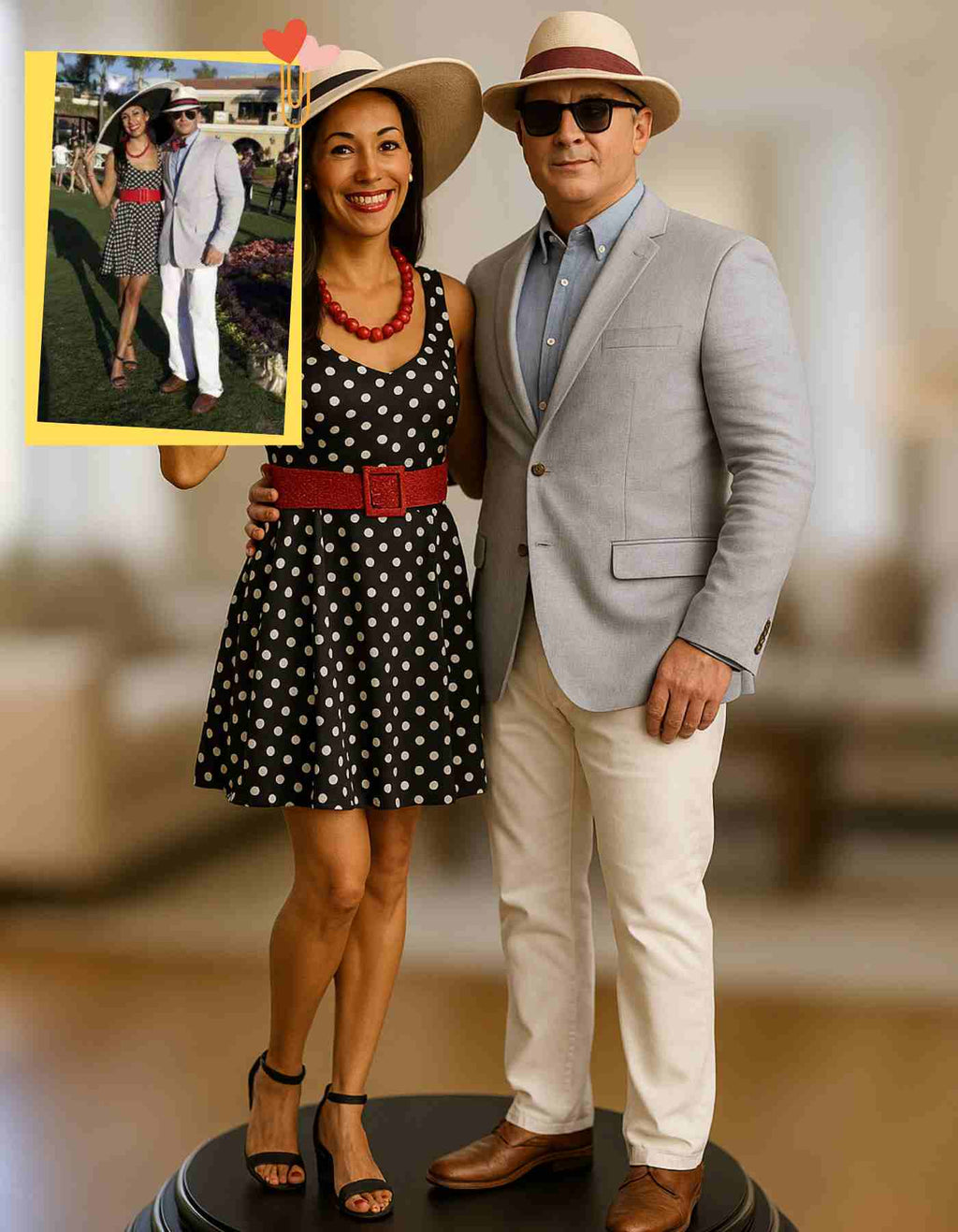 Custom Romantic gifts for her : Romantic Custom 3D Figurines