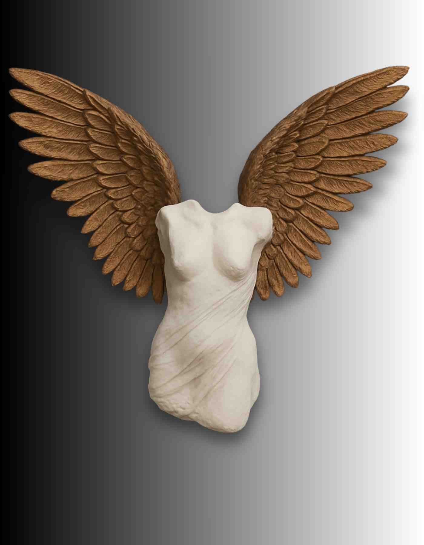 3D printed Winged Angel Sculpture