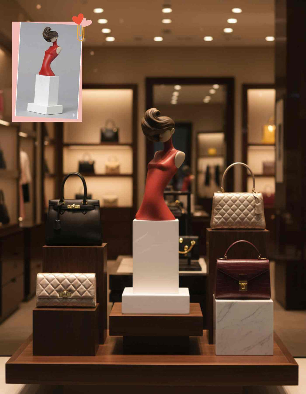 Custom Sculptures for Luxury StoreFront