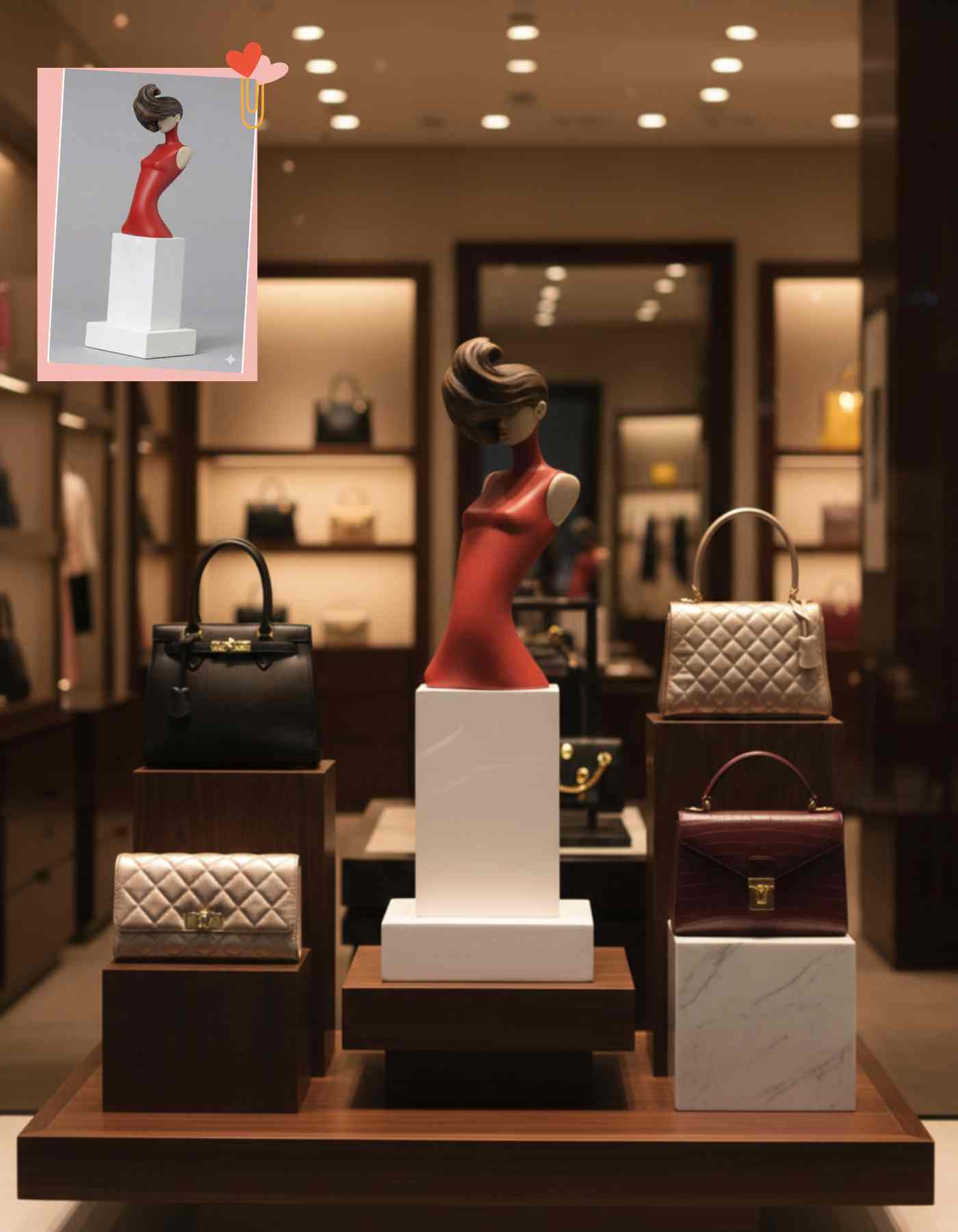 Custom Sculptures for Luxury StoreFront