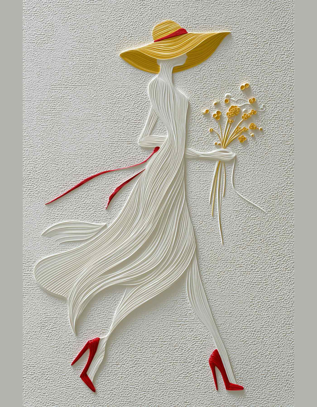 Custom relief wall art