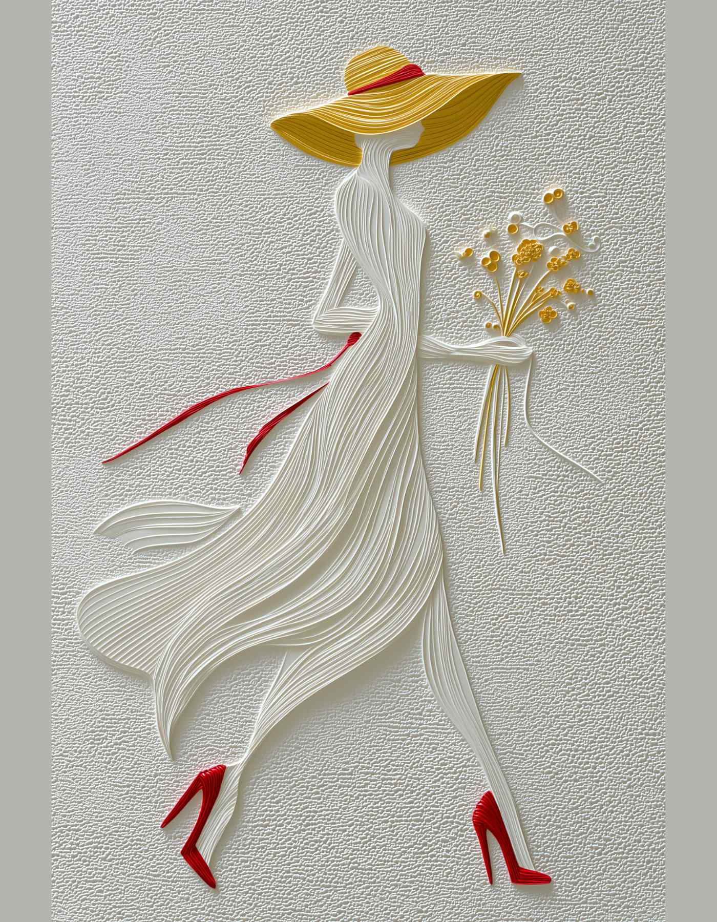 Custom relief wall art