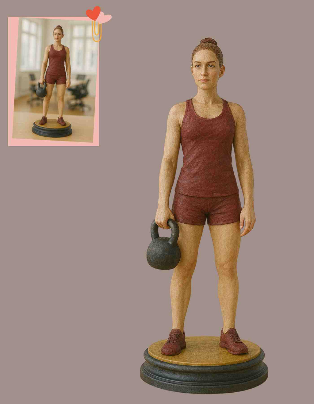 Personalized Fitness Gifts: Custom 3D Sculptures for Active Lifestyles!