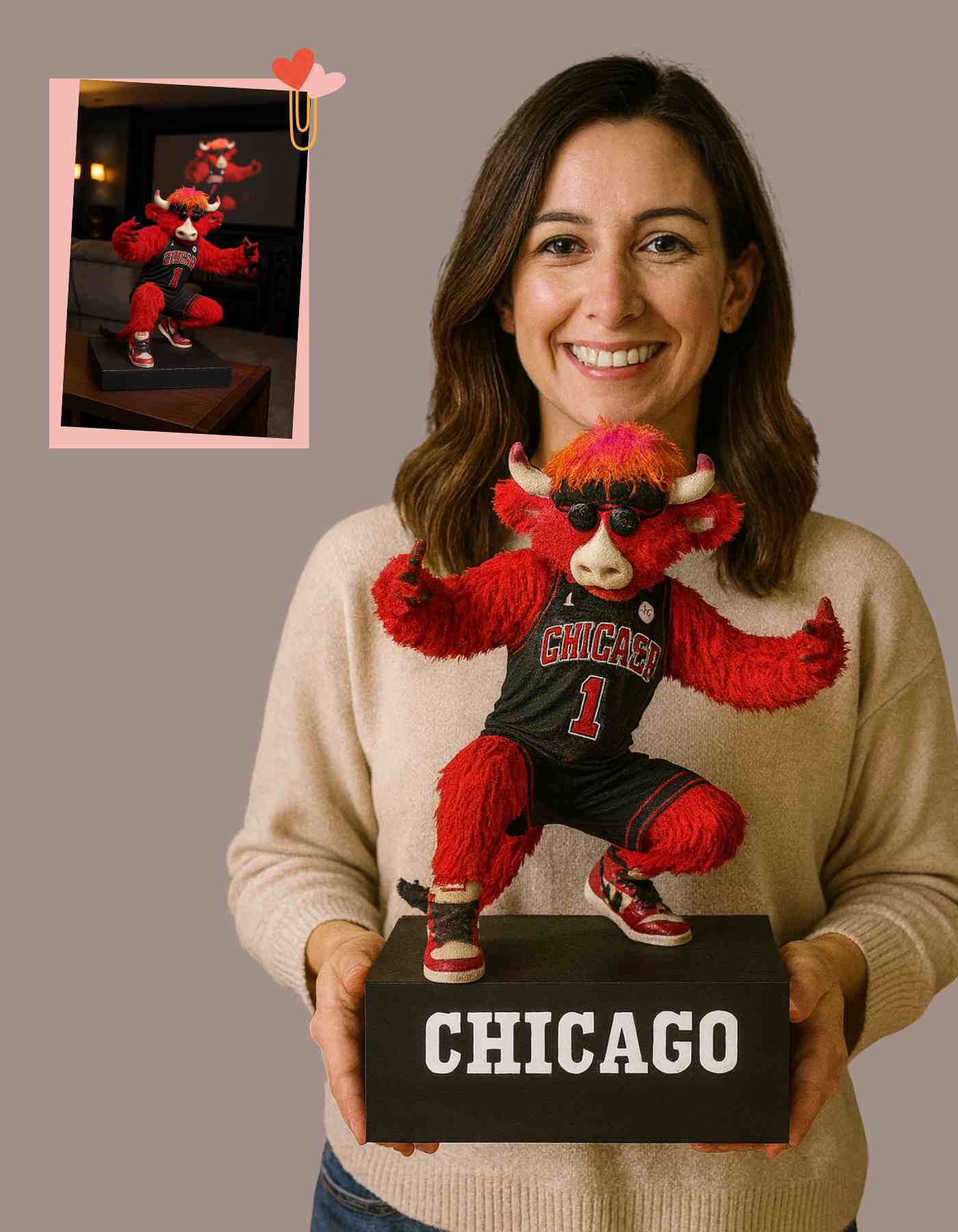 NBA mascot mini collectibles