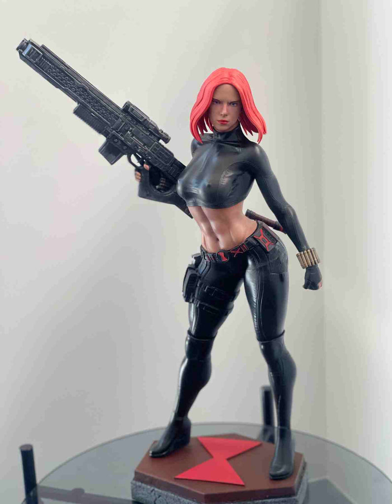 Custom Black Widow Figurine from Marvel Comics