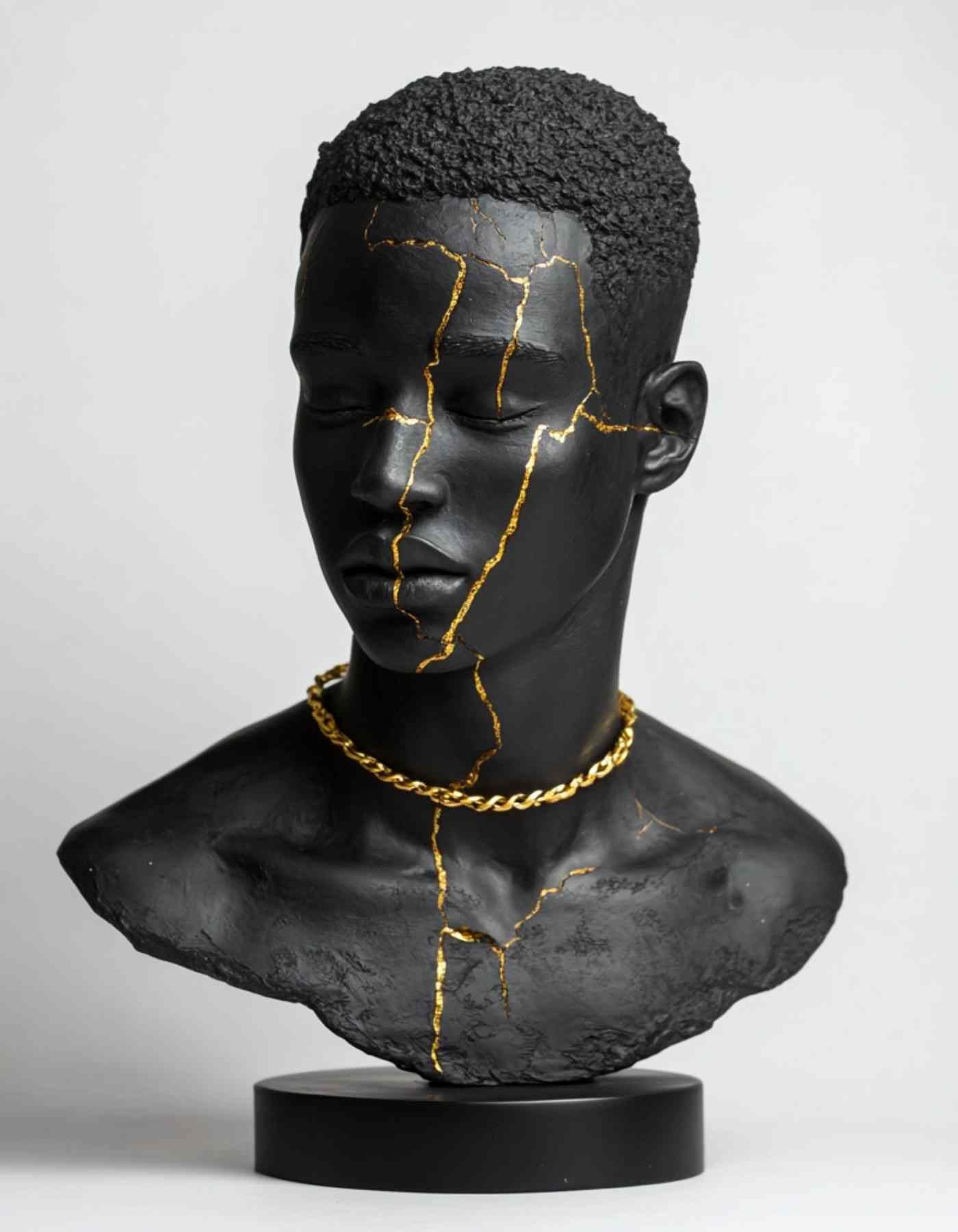 Luxury Black and gold decor for living room