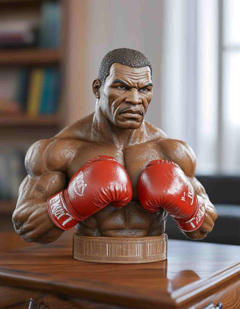Custom made Boxing Collectables  Custom 3D Printed Boxer Sculptures