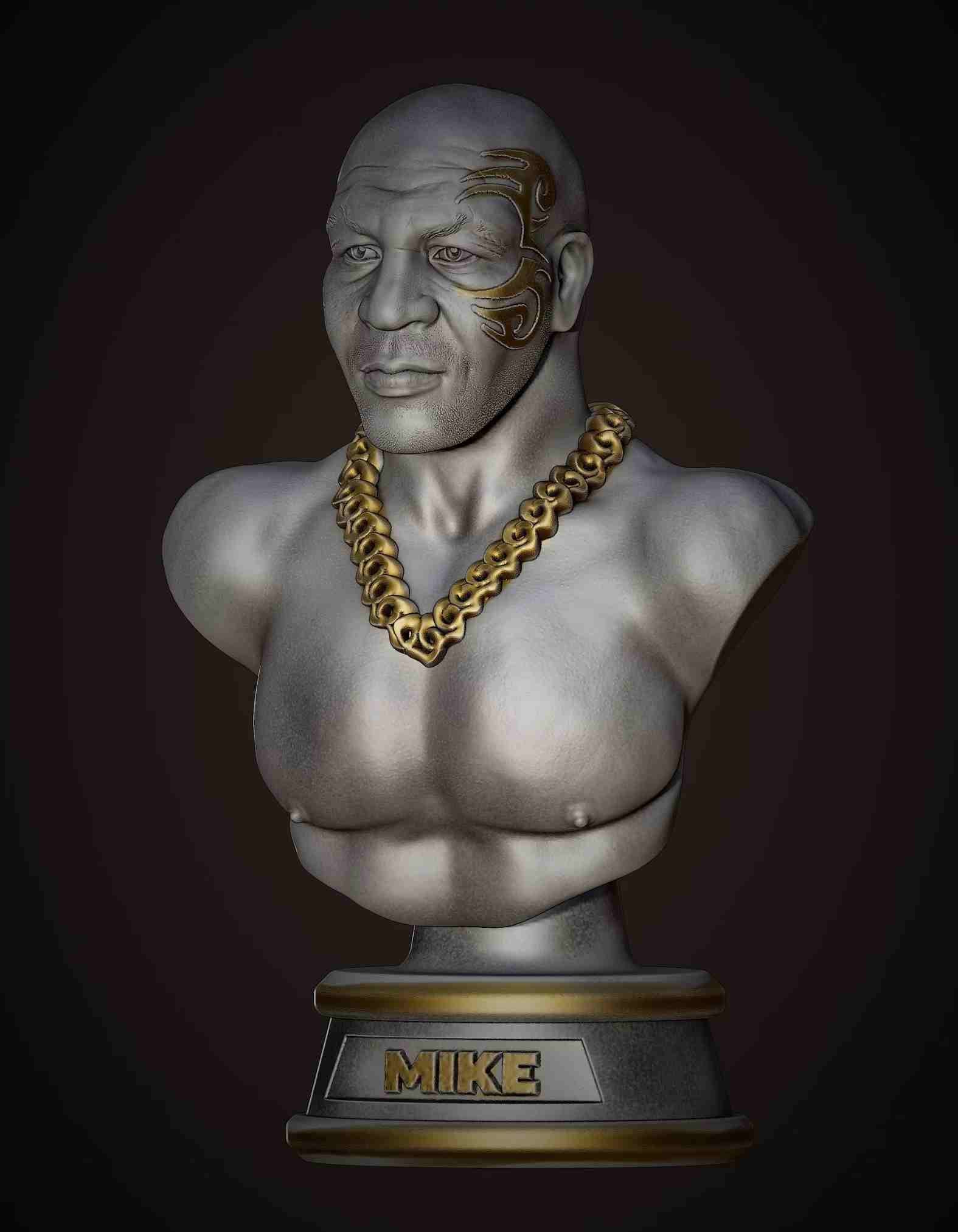 Mike Tyson Figurine : Custom Sculpted & 3D printed in any pose you choose!