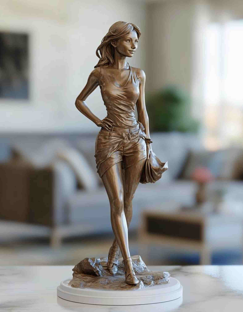 Custom gifts for girlfriend : Personalized 3D Sculpture of herself She’ll Love!