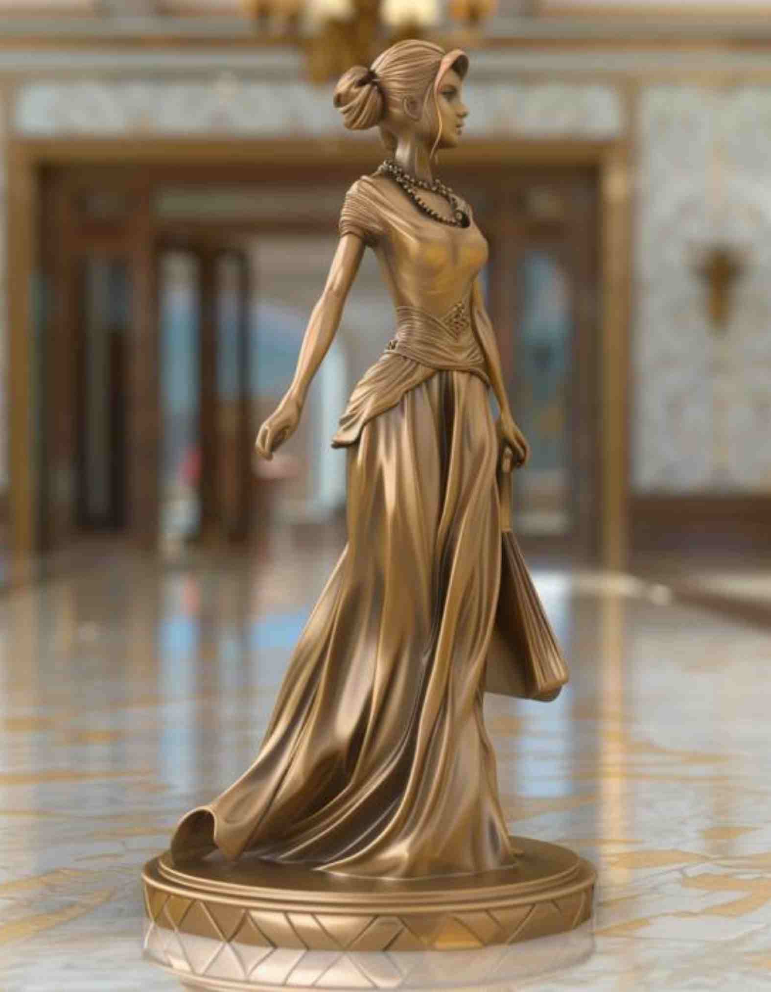 Custom gifts for girlfriend : Personalized 3D Sculpture of herself She’ll Love!