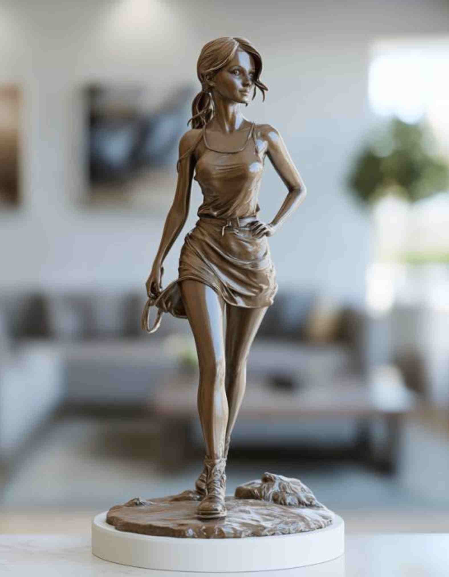 Custom gifts for girlfriend : Personalized 3D Sculpture of herself She’ll Love!