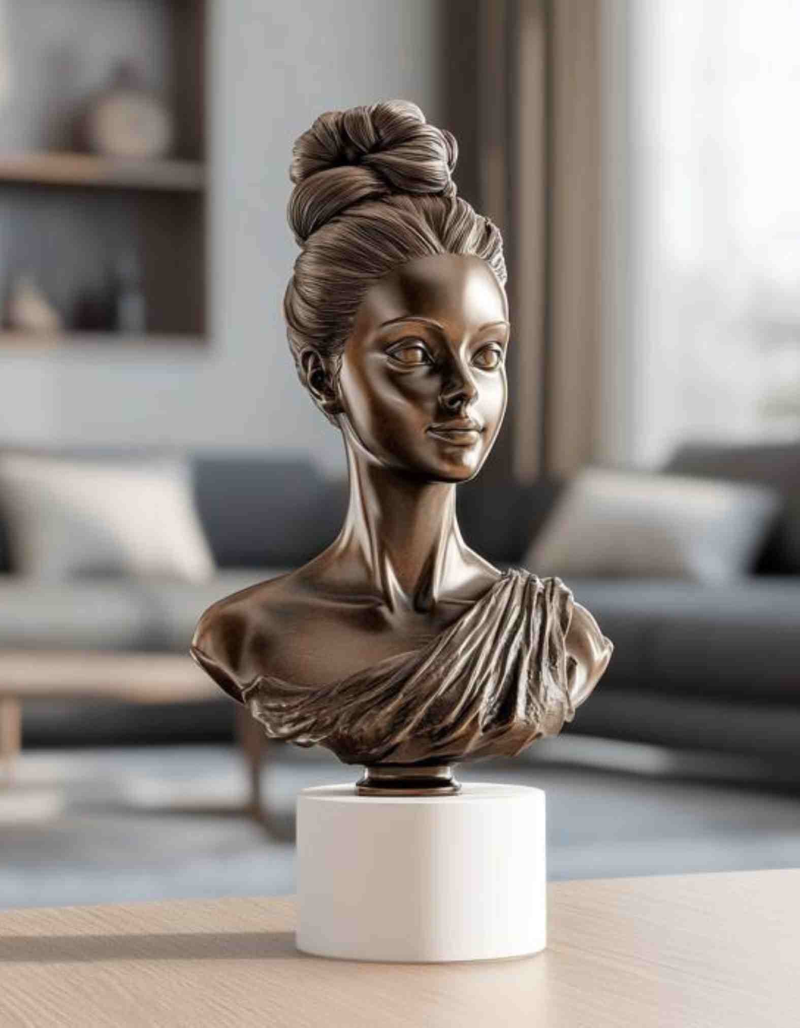 Custom gifts for girlfriend : Personalized 3D Sculpture of herself She’ll Love!