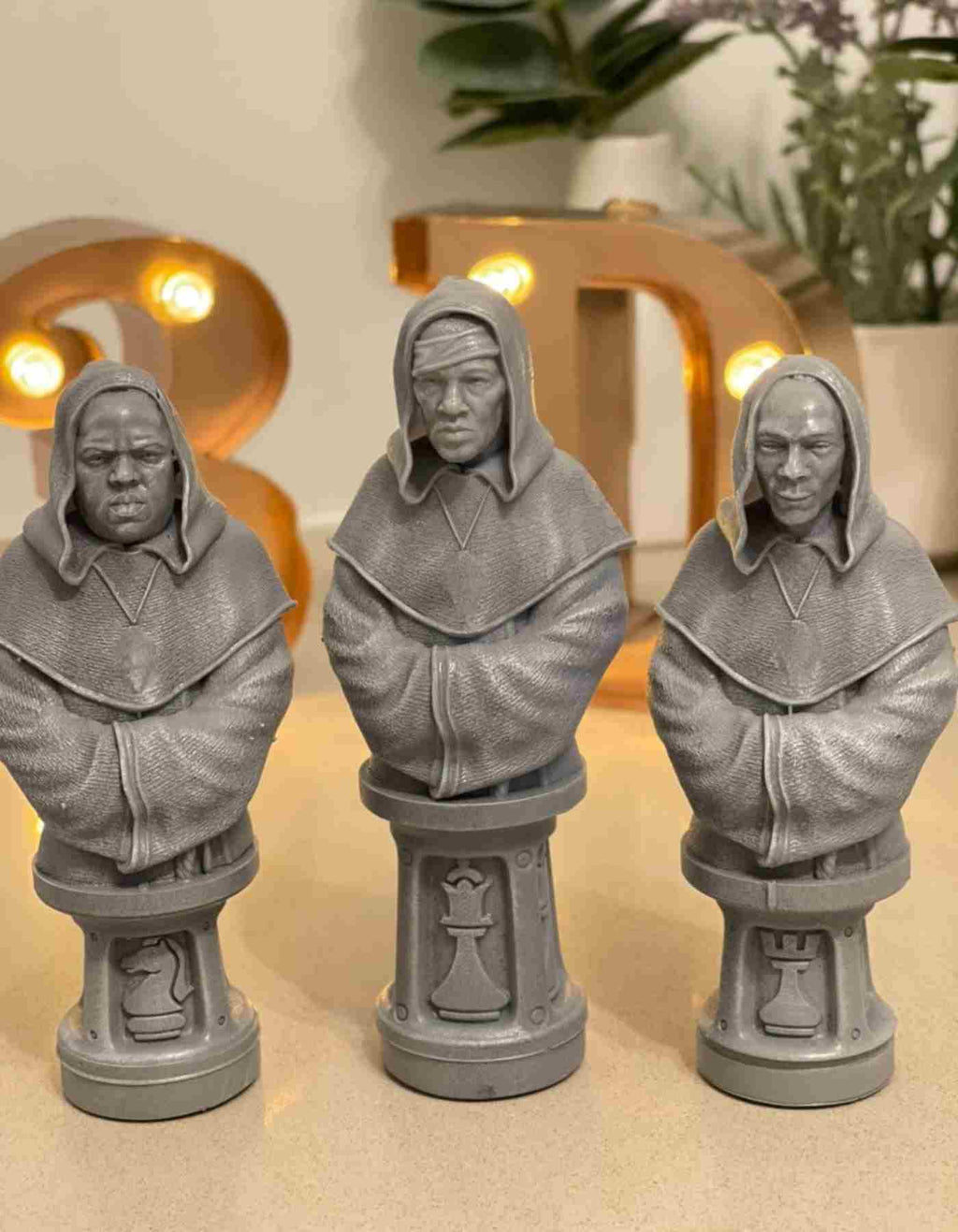 Custom Chess Pieces - 3D printed Chess Sets for Chess lovers