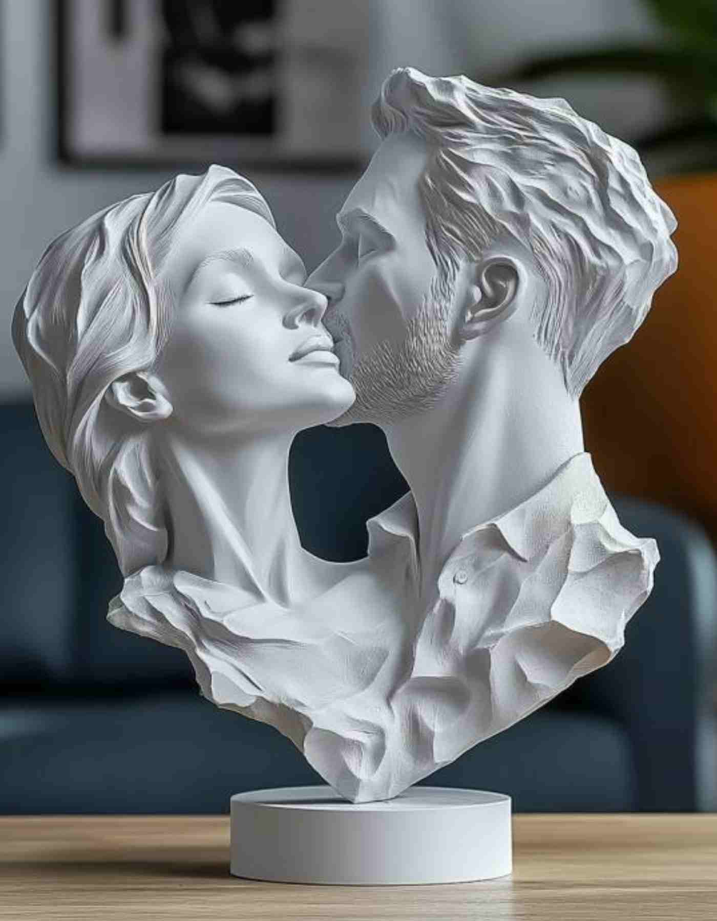 Custom couple Gift- Custom 3D Printed Couple Busts