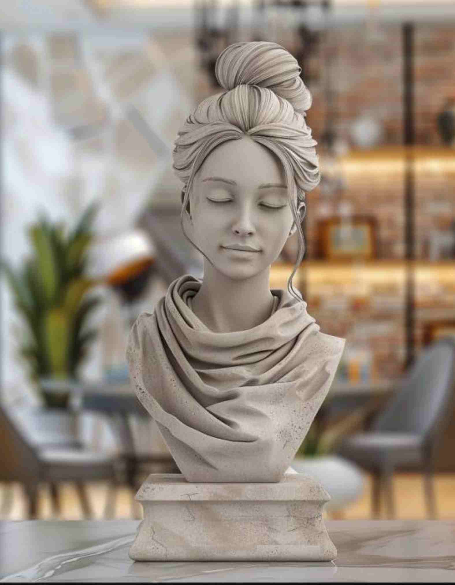 Unique gifts for her, Custom Gifts for women, Personalized Custom 3D Sculpt, 3D Sculpt Art for Room Décor, Custom sculpt gift for her