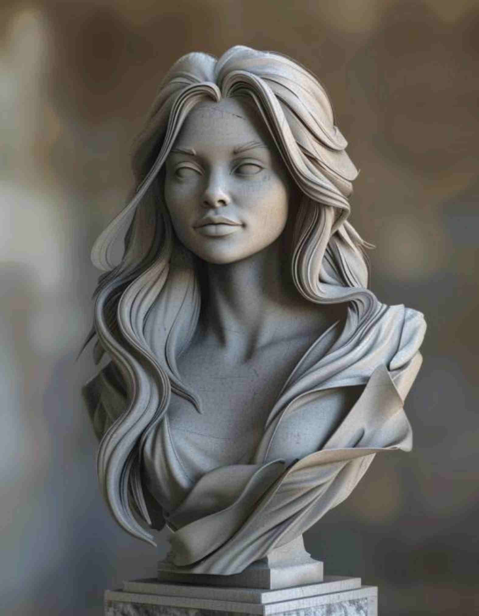 Custom gifts for girlfriend : Personalized 3D Sculpture of herself She’ll Love!