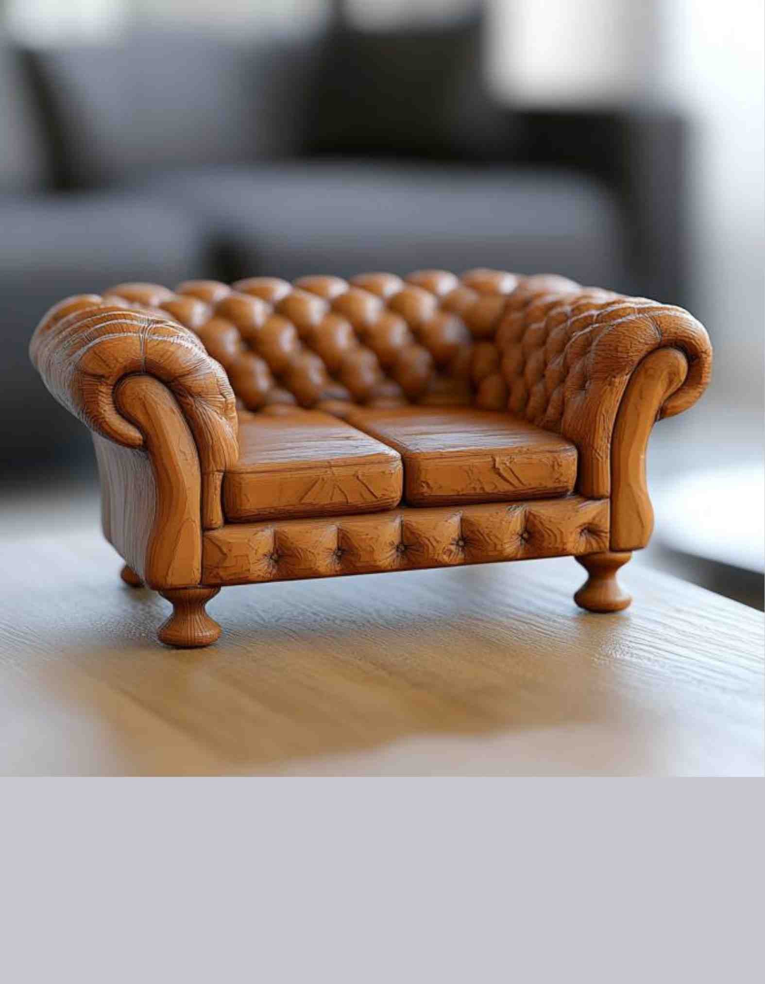 Vintage Furniture Sculptures/ Gift for Vintage lover/Sentimental gift/Furniture sculpture decor