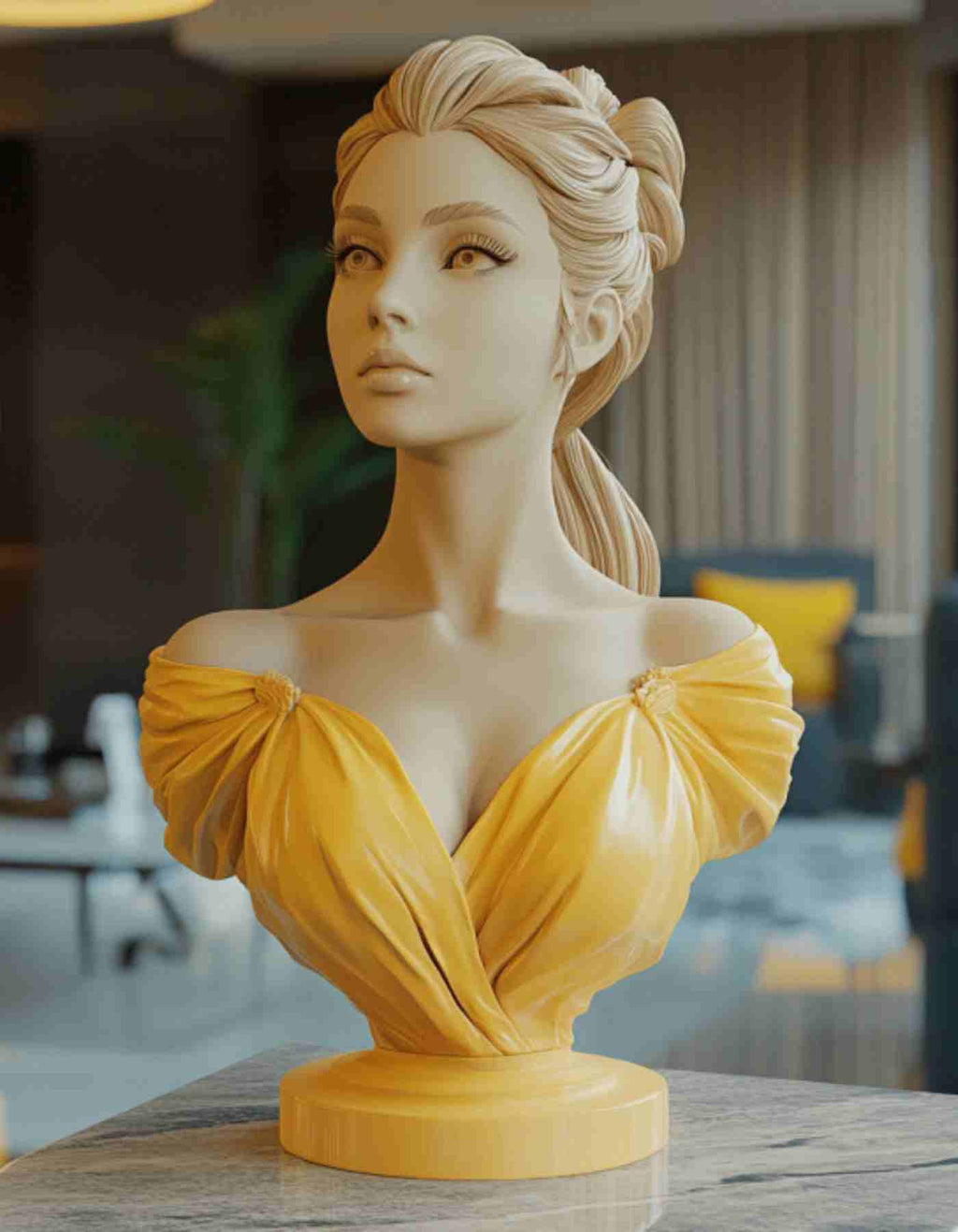 From photo to finely detailed custom bust sculpture