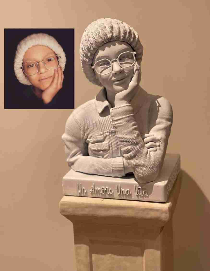 Custom Memorial Sculpture - personalized memorial Statues