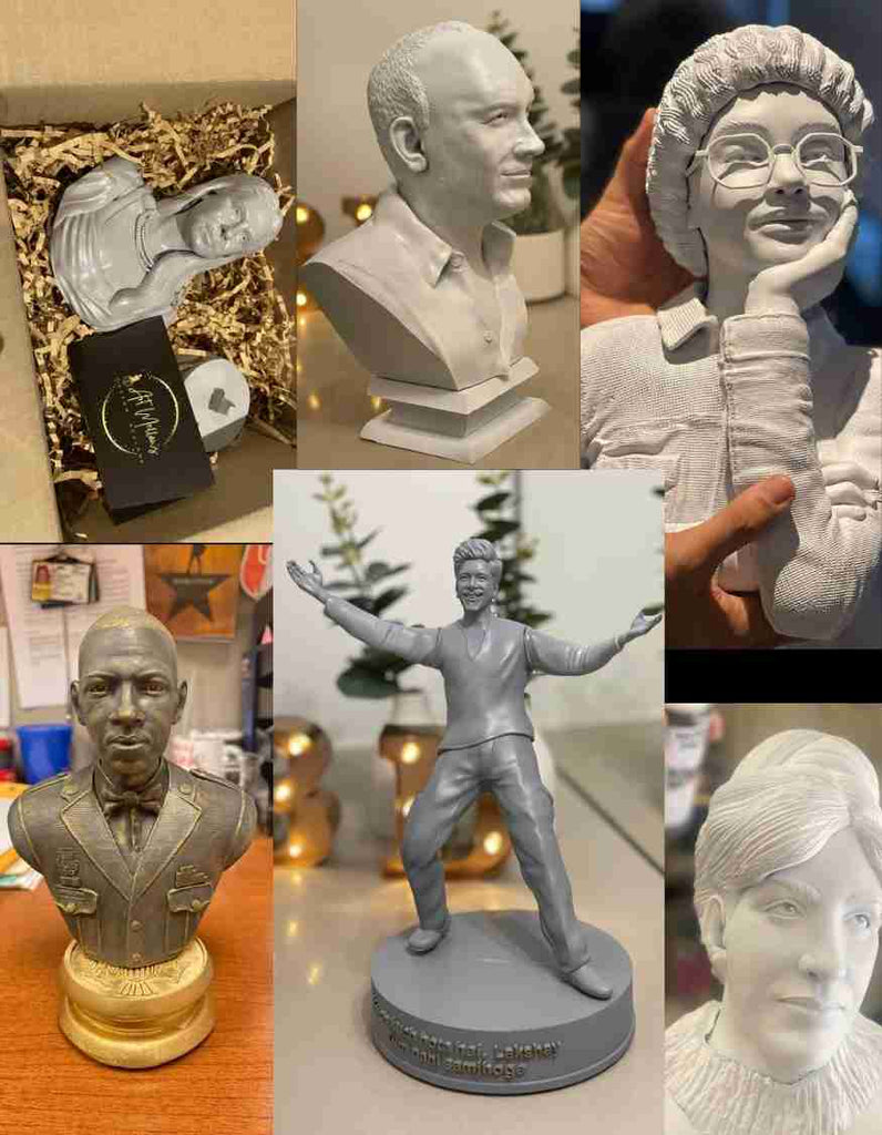 Personalized 3d Printed Gifts- Custom 3D Sculpts made to Order – Artmellows