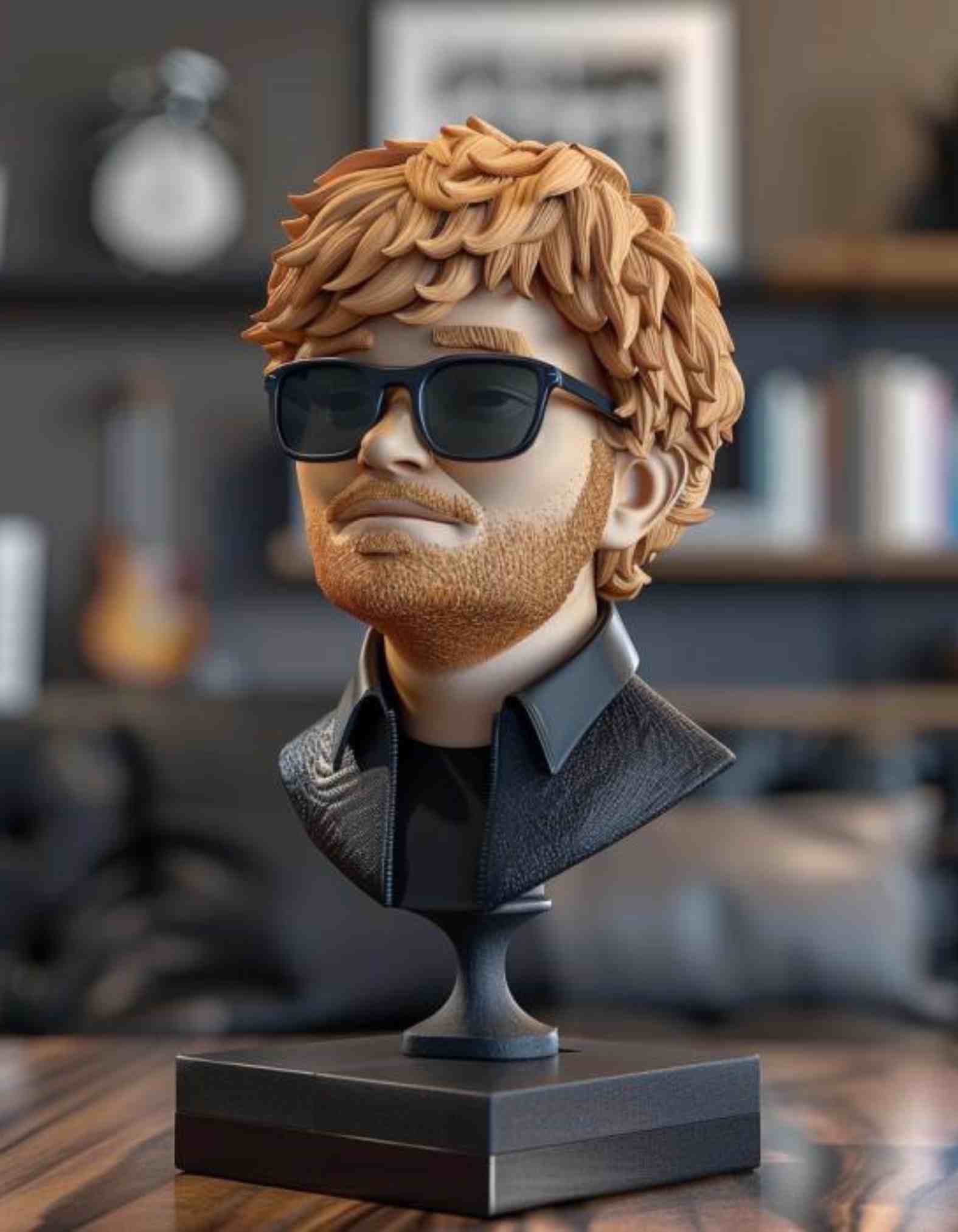 Custom 3D Printed pop star Busts