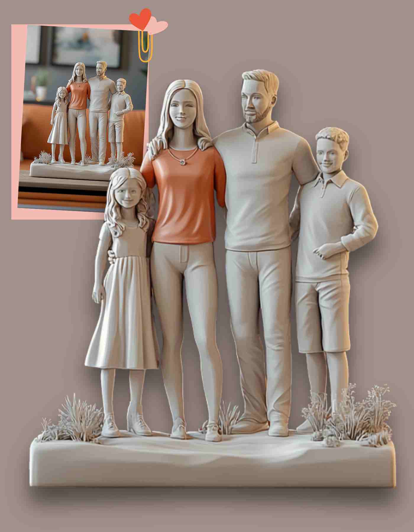 3D family - Celebrate the love that holds your family together