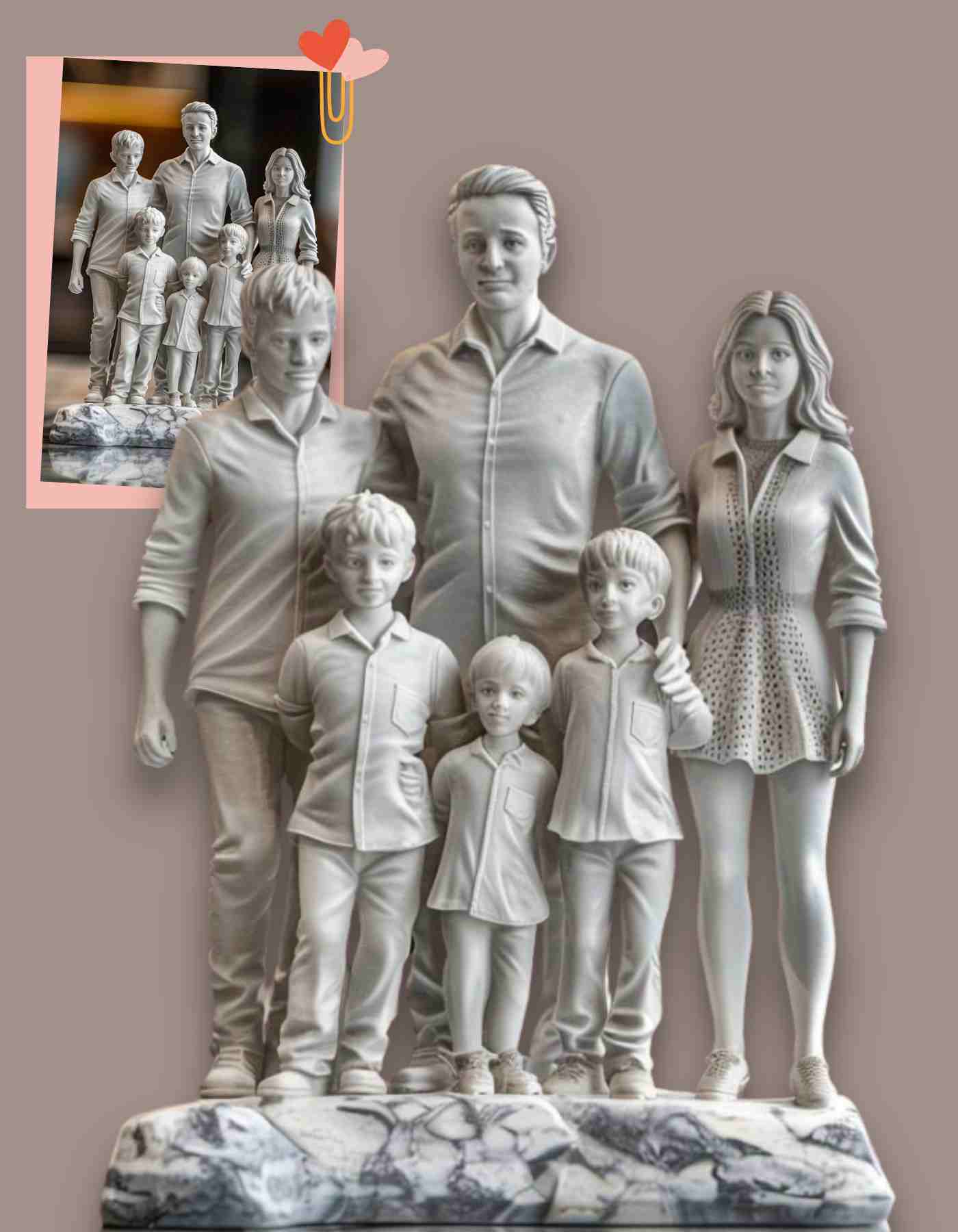 3D family - Celebrate the love that holds your family together