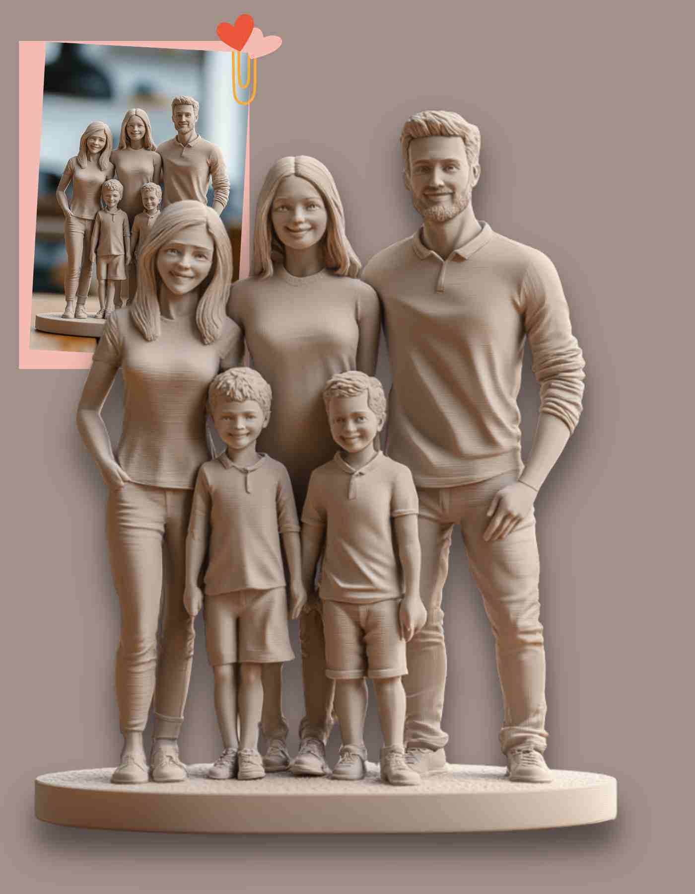 3D family - Celebrate the love that holds your family together